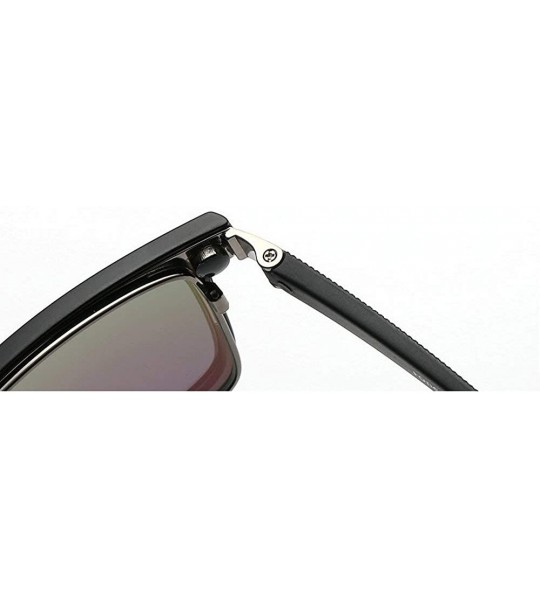 Square Polarized Sunglasses Set 2PCS Magnetic Clips TR Glasses Magnet Casual Glasses Frame - Green - CU18SA4HMOH $35.17