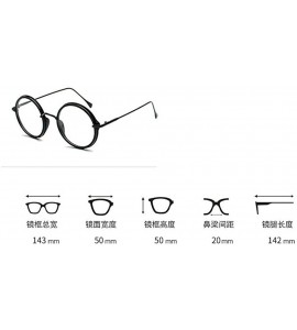 Round Transition Sunglasses Photochromic myopia Eyeglasses Finished Women Round Computer Optical Glasses Frame - C4198CO4Y56 ...