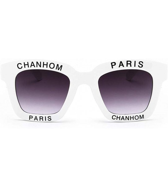 Rimless Small Square Rimless Gradient Lens Sunglasses-Hip Hop Sequins - Eyebrows - Glasses - T1- White - CZ18MDDTIKH $18.20