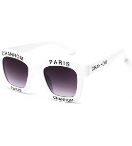 Rimless Small Square Rimless Gradient Lens Sunglasses-Hip Hop Sequins - Eyebrows - Glasses - T1- White - CZ18MDDTIKH $18.20