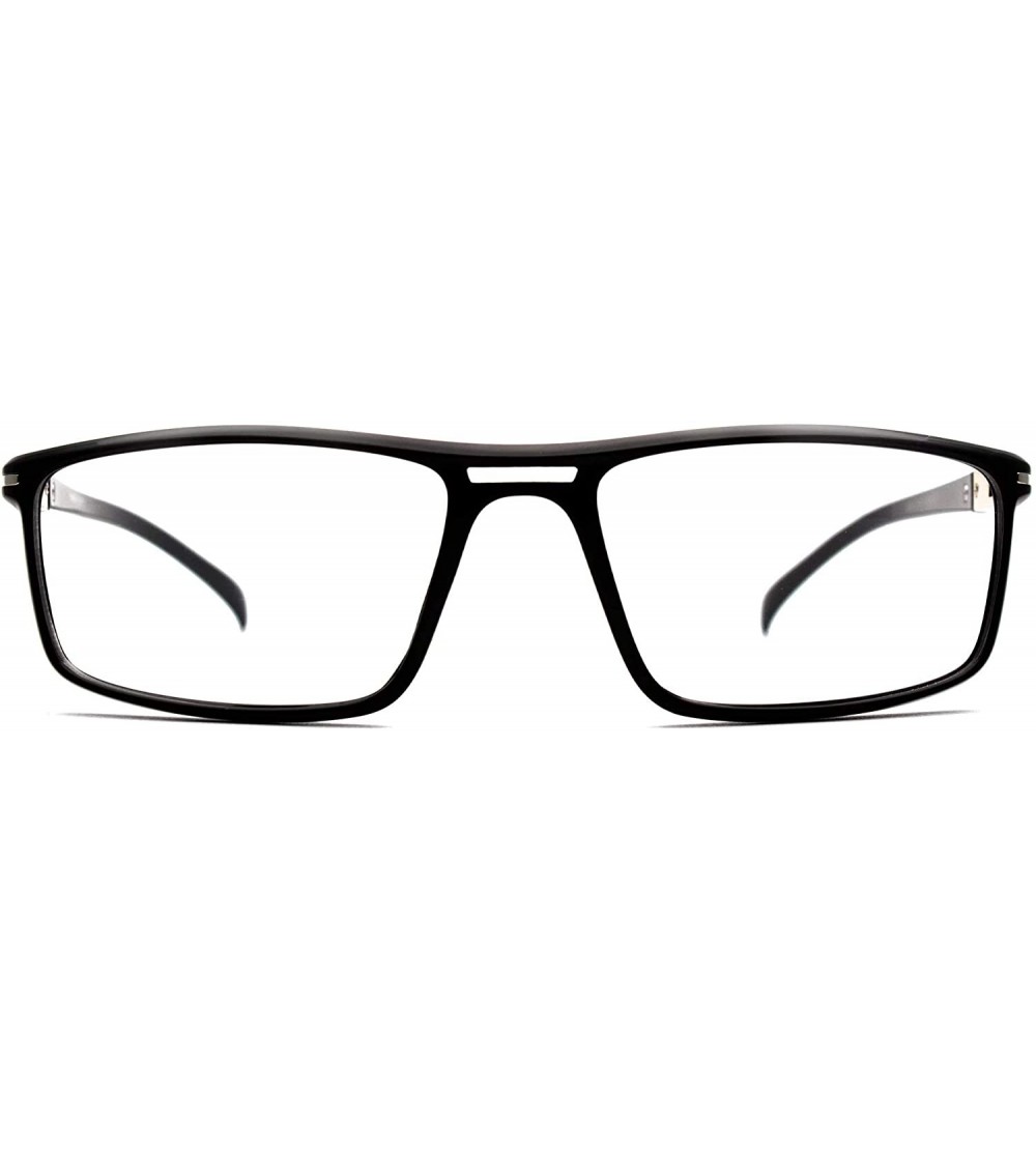 Rectangular Eyeglasses 8903 Rectangular Style - for Womens-Mens 100% UV PROTECTION - Black - C3192TEQ3RA $54.55