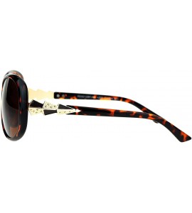 Oval Womens Bifocal Lens Sunglasses Readers Oval Rectangular Fashion UV 400 - Tortoise - CX185M7UQXU $19.56