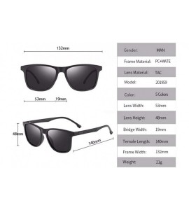 Aviator Polarized sunglasses for men and women outdoor riding Sunglasses - B - C918Q0EYQCM $54.43