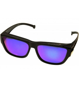 Shield Polarized Lens with Case - Size Large - Black Frame - C318HXZS7RY $34.21