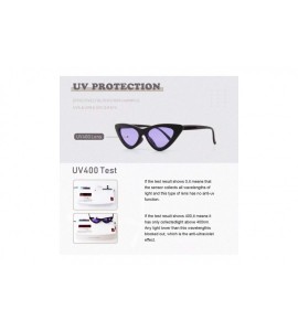 Goggle 50s Cute Cat Eye Sunglasses Retro Sexy Mod Style Tinted Sun Glasses SR016 - A Black Frame Purple Lens - CO18NHOM20X $2...