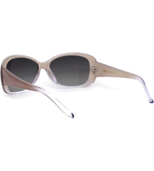 Butterfly Womens Mod Narrow Rectangular Butterfly Designer Sunglasses - Pink Beige Smoke - CG19607RXSY $18.75