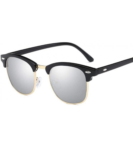 Rimless 2019 New Fashion Semi Rimless Polarized Sunglasses Men Women Brand Designer A2 - C7 - C718XAI0ASG $18.06