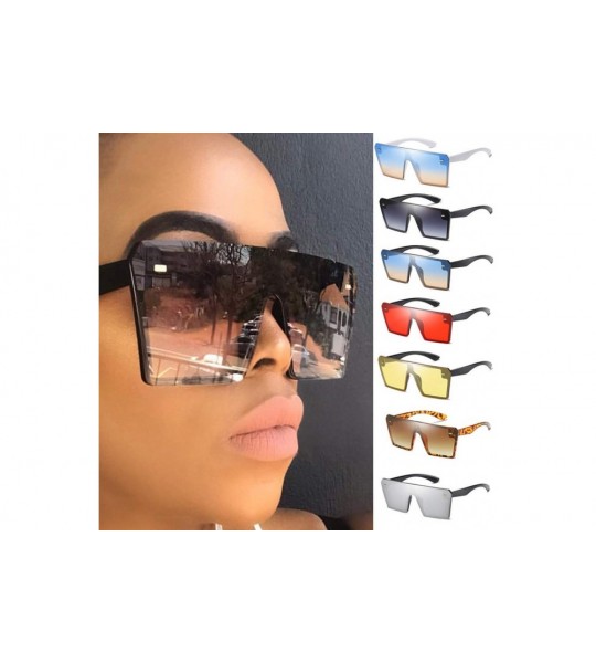 Square Sunglasses Polarized Eyeglasses Protection Oversize - A - CB1979RNRXM $14.44