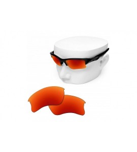 Shield Replacement Lenses Compatible with Flak Jacket XLJ Sunglass - Fire Non-polarized - CA184RQK83D $25.39