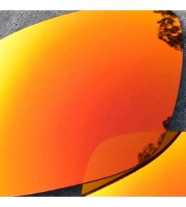 Shield Replacement Lenses Compatible with Flak Jacket XLJ Sunglass - Fire Non-polarized - CA184RQK83D $25.39