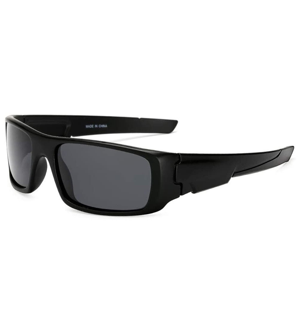 Square Polarized Sunglasses Men Women Classic Design Driving Square Frame Sun Glasses Male Sports Goggle UV400 Okular - CA18X...