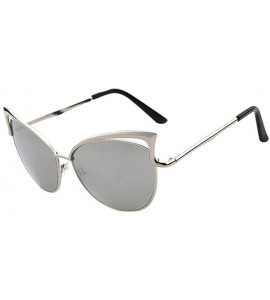 Sport Stylish Sunglasses for Men Women 100% UV protectionPolarized Sunglasses - Silver - CH18S8LMLME $16.82