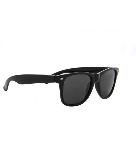 Square Sunglasses 2 pack Men Women Polarized UV400 Mirrored Lens Stylish - C218YL9WORR $22.52