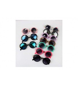 Oversized 2019 New Pattern Baby Girls Sunglasses Brand Designer UV400 Protection Boys Metal Rimmed Cool Goggles - Xxx10-4 - C...