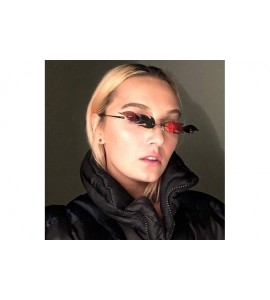 Oversized Women Sunglasses Fashion Vintage Retro Irregular Funny Shape Cat Eye Sunglasses - B - CL190NC955E $19.78