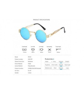 Aviator New Fashion Polarized Sunglasses For Men And Women Retro P8 Silver IceBlue - P5 Bronze Brown - CV18YZXQIS5 $21.44