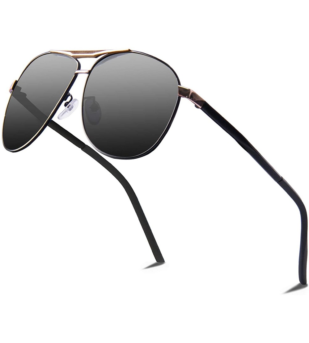 Square Mens Classic Square Sunglasses Driving Polarized Sunglasses for Men UV Protection Fishing Sports Men's Sunglasses - CN...
