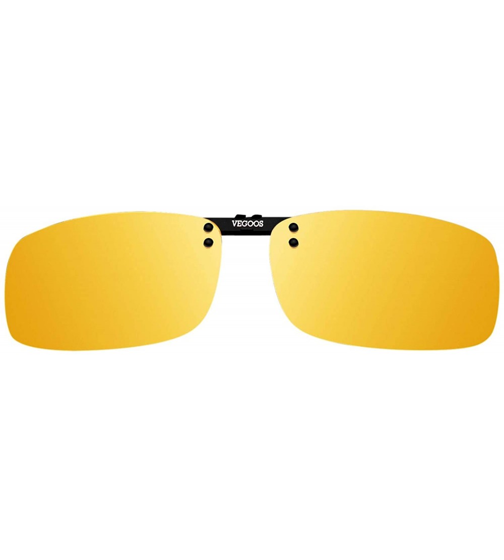 Aviator Clip on Sunglasses Over Prescription Glasses for Women Men Polarized Flip up Sunglasses with Case - C518EM58I6H $29.00