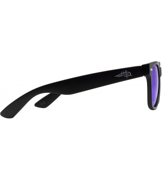 Square Unisex Destin Polarized Wrap Sunglasses - Matte Black - C618MCLWIMD $40.65