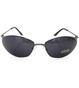 Round 2 Pack or 1 Pack Matrix NEO Metal Wire Frame Glasses Movie Inspired Sunglasses - 2 Pack - CR18MD9NNUH $57.87