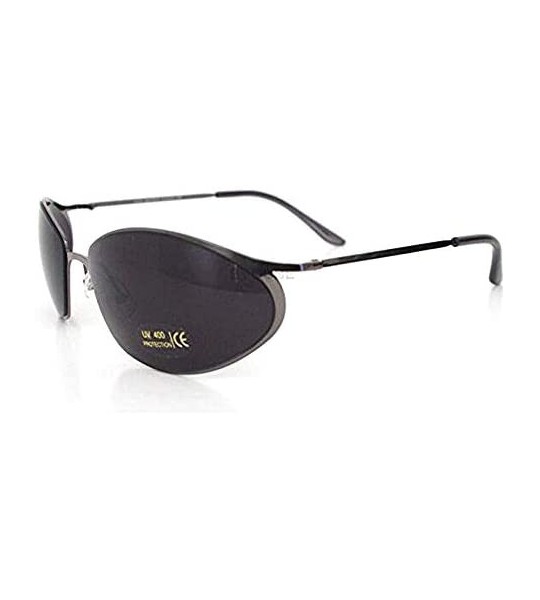 Round 2 Pack or 1 Pack Matrix NEO Metal Wire Frame Glasses Movie Inspired Sunglasses - 2 Pack - CR18MD9NNUH $57.87