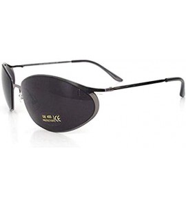 Round 2 Pack or 1 Pack Matrix NEO Metal Wire Frame Glasses Movie Inspired Sunglasses - 2 Pack - CR18MD9NNUH $57.87