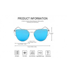 Cat Eye Cat Eye Sunglasses Women 2019 Brand Designer Sun Glasses Reflection Mirrors UV400 - Xy1904-8 - CY18W8W9S3R $25.62