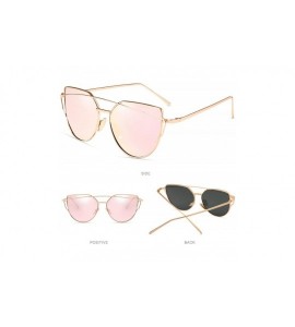 Cat Eye Cat Eye Sunglasses Women 2019 Brand Designer Sun Glasses Reflection Mirrors UV400 - Xy1904-8 - CY18W8W9S3R $25.62