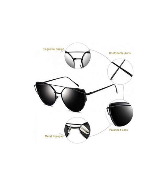 Cat Eye Cat Eye Sunglasses Women 2019 Brand Designer Sun Glasses Reflection Mirrors UV400 - Xy1904-8 - CY18W8W9S3R $25.62