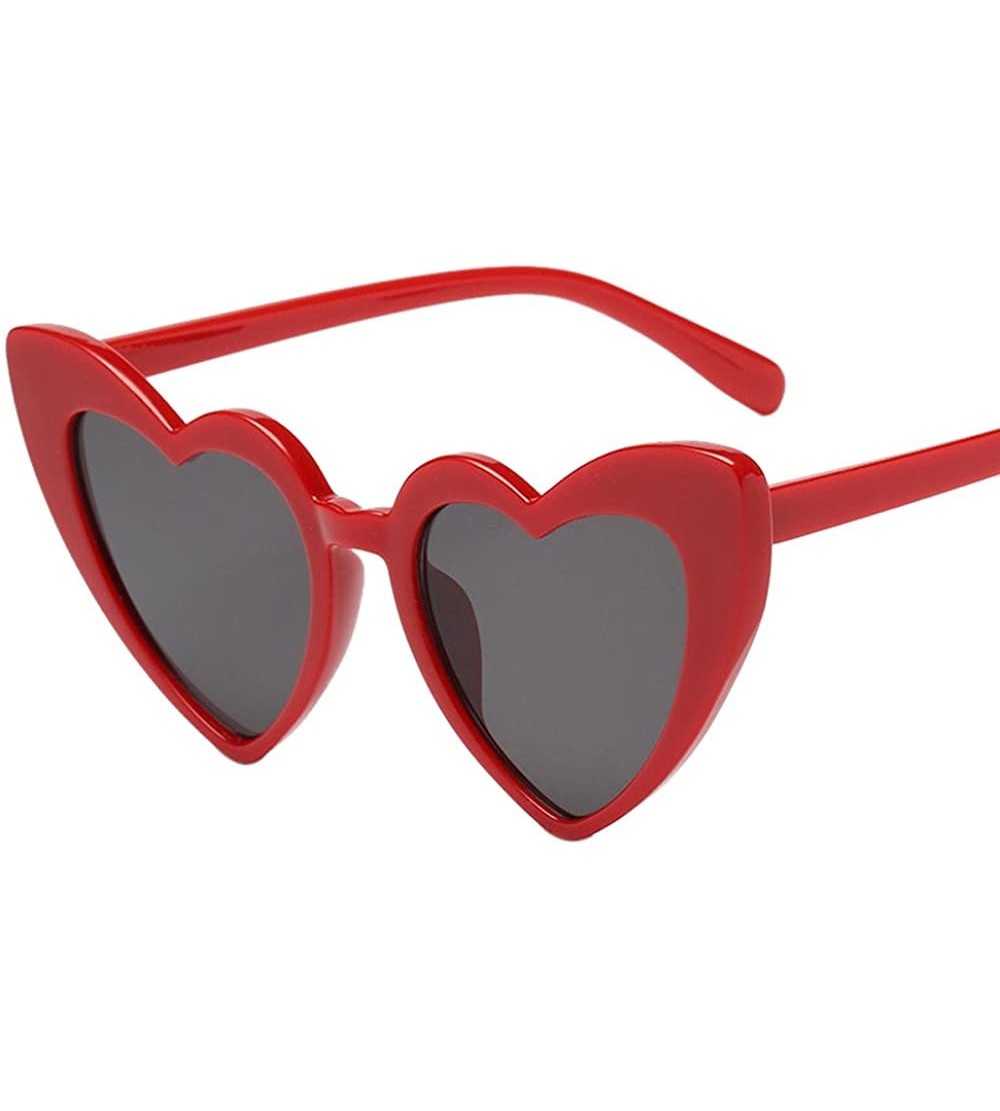 Round Sunglasses for Women Vintage Round Polarized - Fashion UV Protection Sunglasses for Party - Hb_red - CY194AAG2MH $25.12