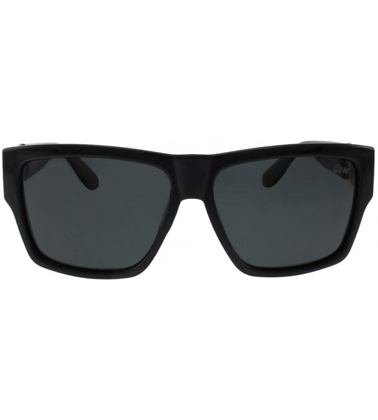 Square New York Carter Polarized Sunglasses - Black - CO196Q2SCLT $74.00