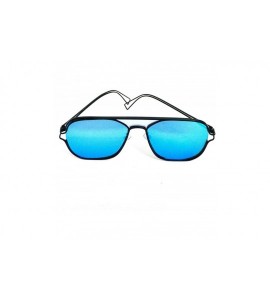 Round New Stylish Aviator UV Protected Unisex Sunglasses - Blue - C418XTG9EGN $27.40