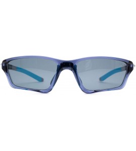 Sport p658 Sport Design Polarized- for Womens-Mens 100% UV PROTECTION - Blue-lightgrey - CS192TQQUUD $43.07