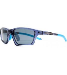 Sport p658 Sport Design Polarized- for Womens-Mens 100% UV PROTECTION - Blue-lightgrey - CS192TQQUUD $43.07