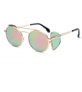 Oversized Retro Men Women Sunglasses Vintage Shades Oversized Designer Glasses Eyewear - Green - CK18D68642M $40.86