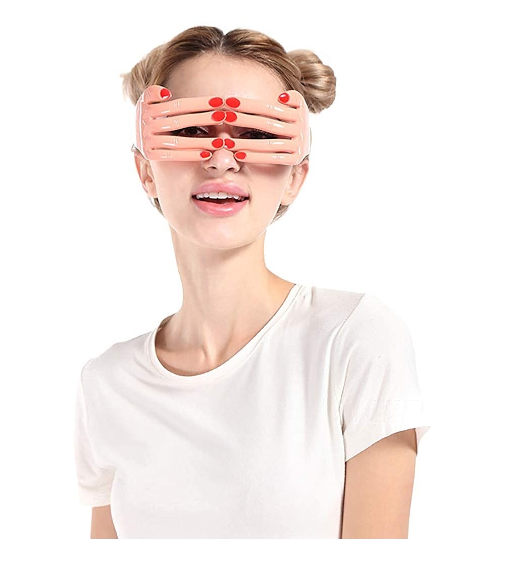 Sport Finger Shaped Glasses Props Fancy Dress Creative Festive Party Supplies - Beige - CI18O03X694 $19.16