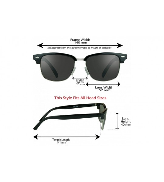 Wrap Classic Reading Sunglasses with Round Horn Rimmed Plastic Frame for Men & Women - NOT BIFOCAL - CQ180WU5ERO $44.61