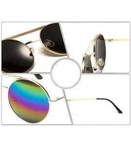 Sport Vintage Heart Shape Sunglasses UV400 Color Coated Metal Frame Eyewear - Round - C618U4R448W $23.11