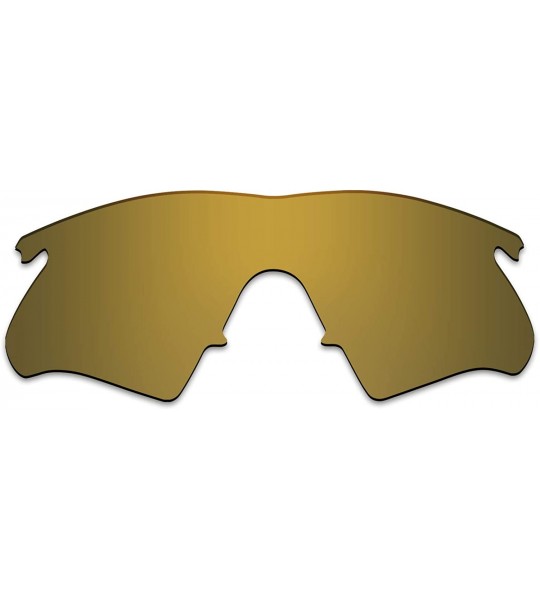 Rectangular Anti-fading Polarized Replacement Lenses M Frame Heater Sunglasses - Antique Bronze - Polarized - CU18EL7GHKO $28.56