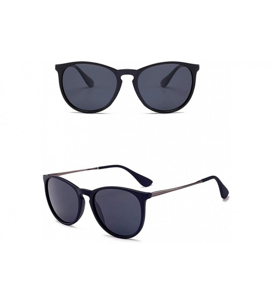 Cat Eye Cat Eyes Sunglasses for Women WITH CASE Oversized Fashion Vintage Eyewear 100% UV Protection - Black - C318UQ04QIN $1...