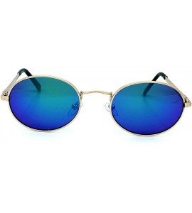 Aviator 533 Premium Women Man Brand Designer Round Oval Style Mirrored Fashion Aviator Sunglasses - Turquoise - C318GZU504U $...