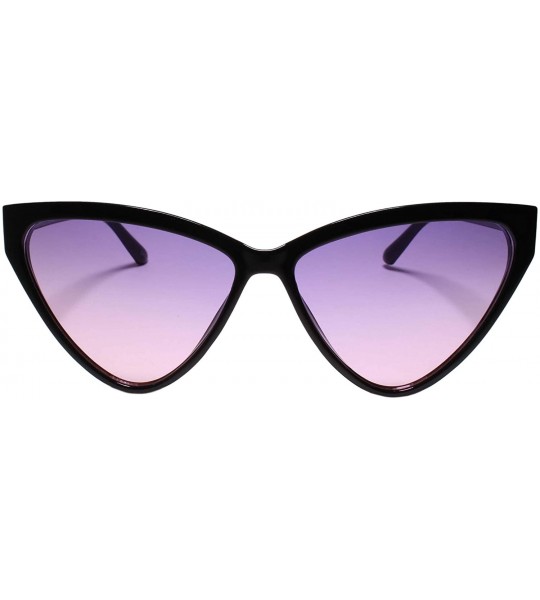 Cat Eye Elegant Exotic Womens Vintage Retro 50s 60s Look Cat Eye Sunglasses - CT199EQD0IO $24.01