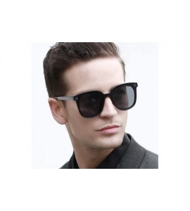 Oval Men/Women Photochromic Sunglasses with Polarized Lens for Aluminum Frame Outdoor 100% UV Protection - C7199XQW4IG $31.16