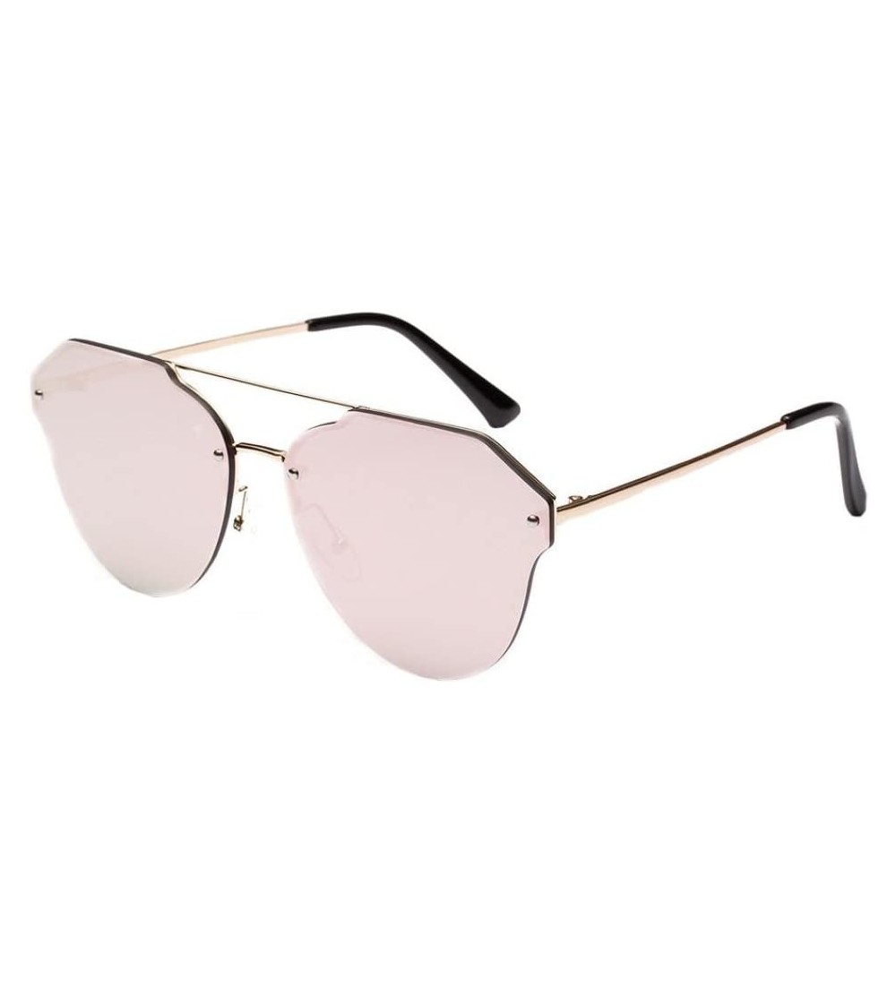 Sport Unisex Sunglasses Vintage Glasses - Gold - C518EKCA5DA $23.16