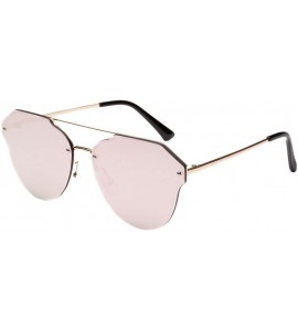 Sport Unisex Sunglasses Vintage Glasses - Gold - C518EKCA5DA $23.16