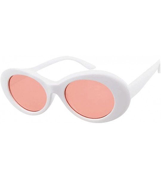 Goggle Women's Men Sunglasses-Vintage Clout Oval Shades Sunglasses Eyewear - C - CP18E4Q4LWR $17.05