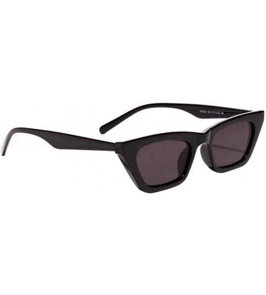 Square Fashion Cat Eye Sunglasses Women Men Square Frame Lens Sunglasses - CZ18AA83WAL $19.52