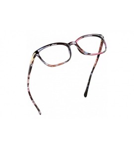 Square Transparent Headaches Eyestrain Magnification - Nola_c8_pinkfloral - CS18NS357ZS $46.19