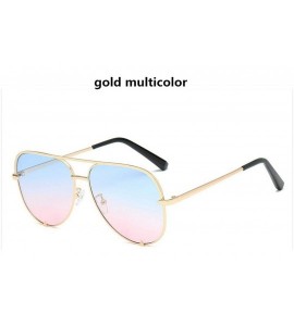 Round Sexy Lady Vintage Round Metal Sunglasses Men Driving Black Retro Mirror Sun Glasses Shade UV400 Oculos De Sol - CN197A2...