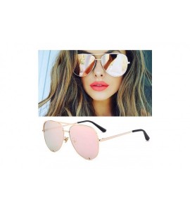 Round Sexy Lady Vintage Round Metal Sunglasses Men Driving Black Retro Mirror Sun Glasses Shade UV400 Oculos De Sol - CN197A2...